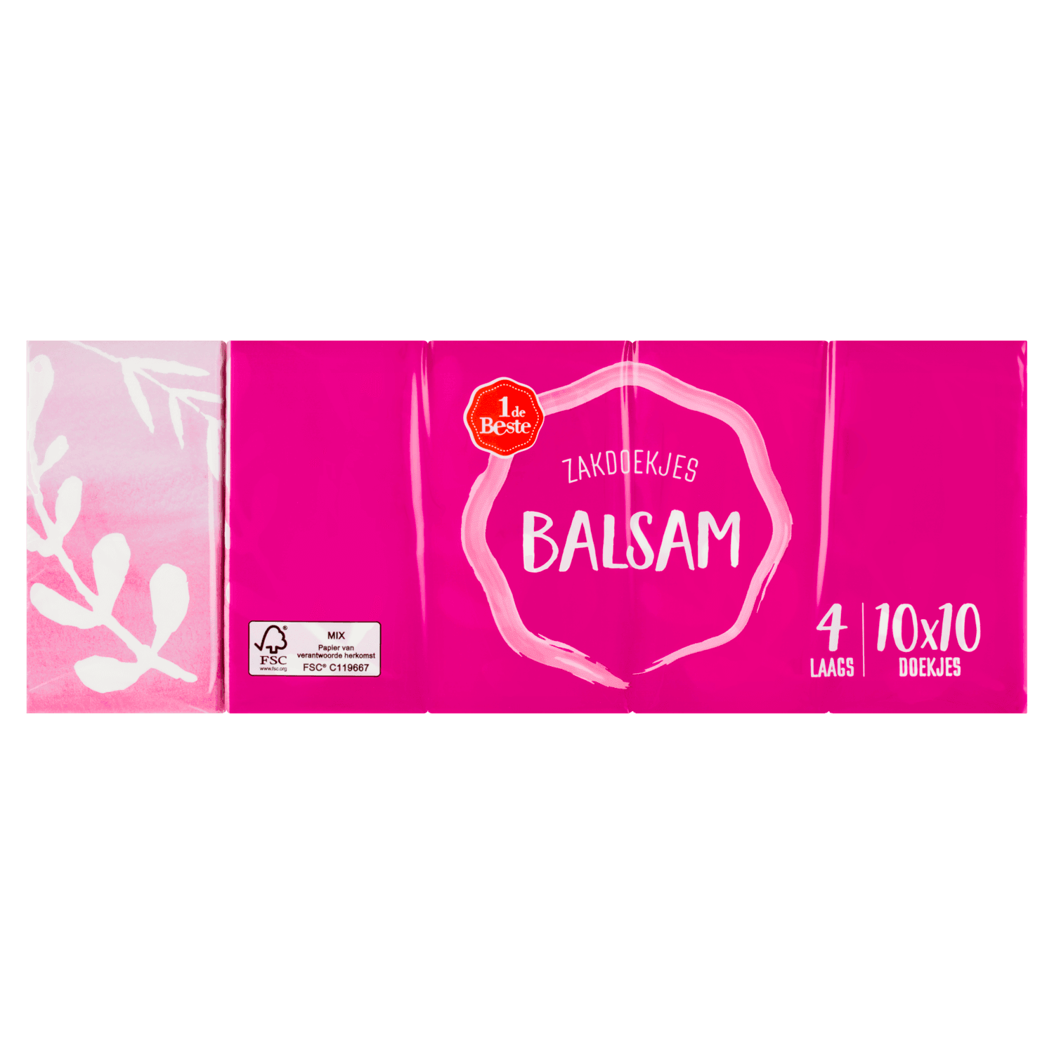 1 De Beste Zakdoek balsem 4 laags 10st.