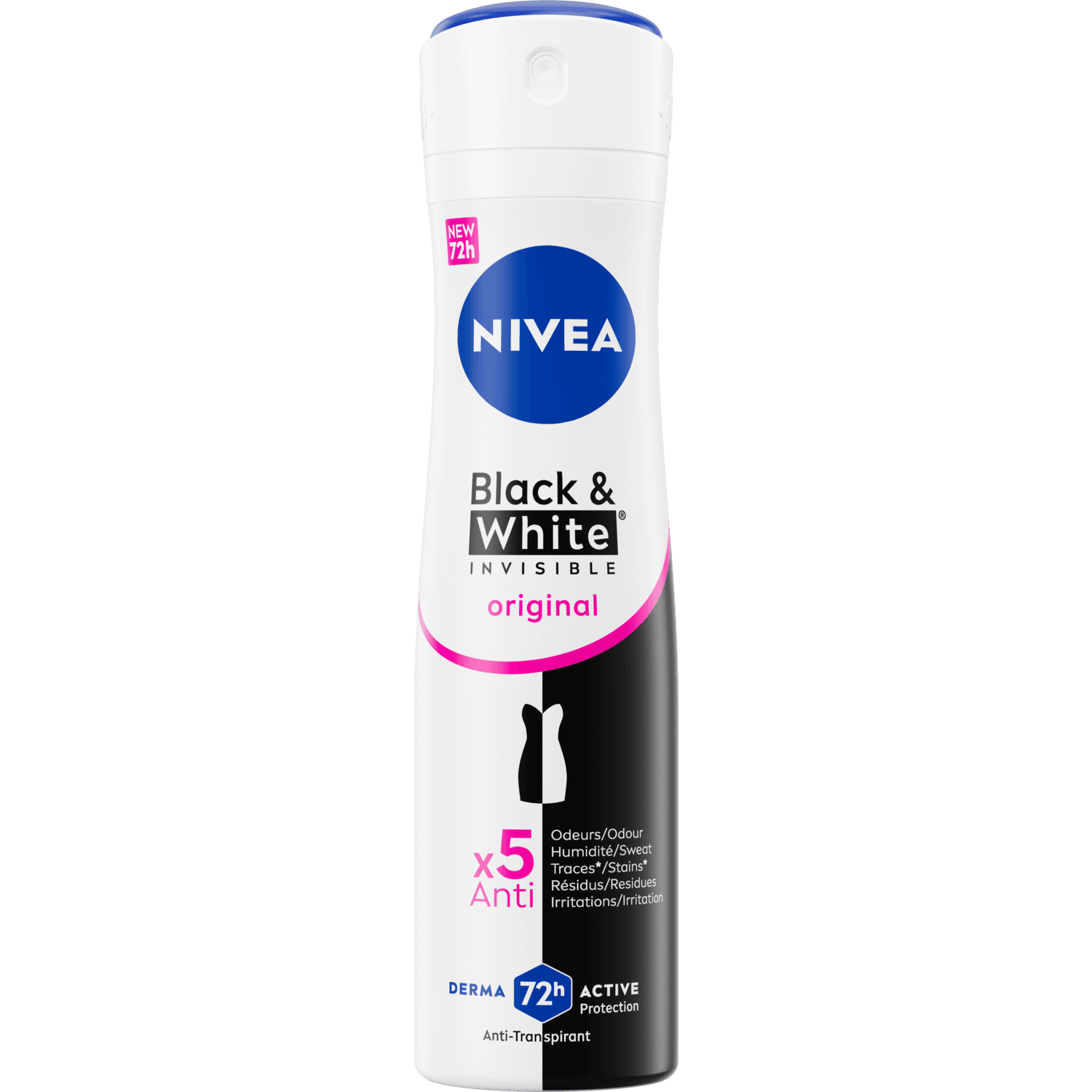 Nivea Deospray invisible black & white clear