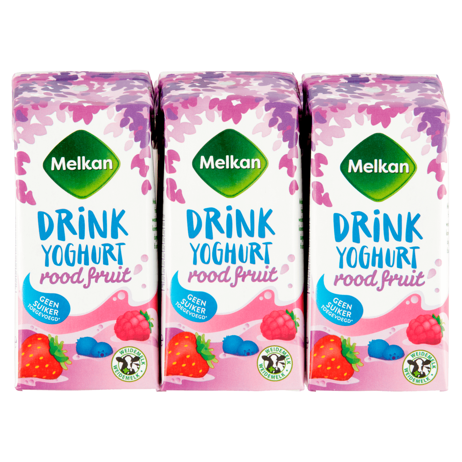 Melkan Drinkyoghurt rode vruchten