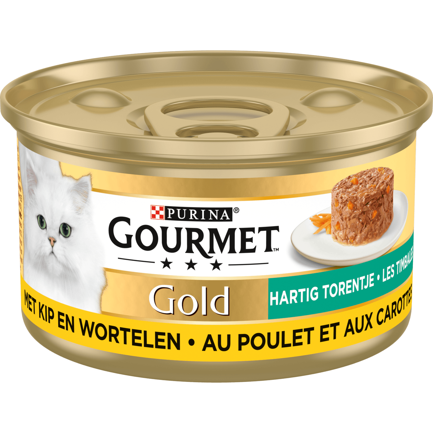 Gourmet Gold hartig torentje kip en wortel