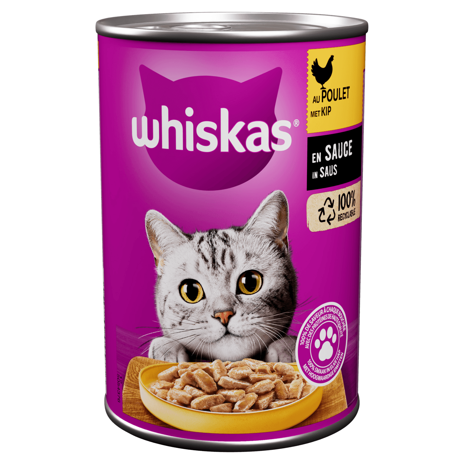Whiskas Kattenvoer met kip in saus