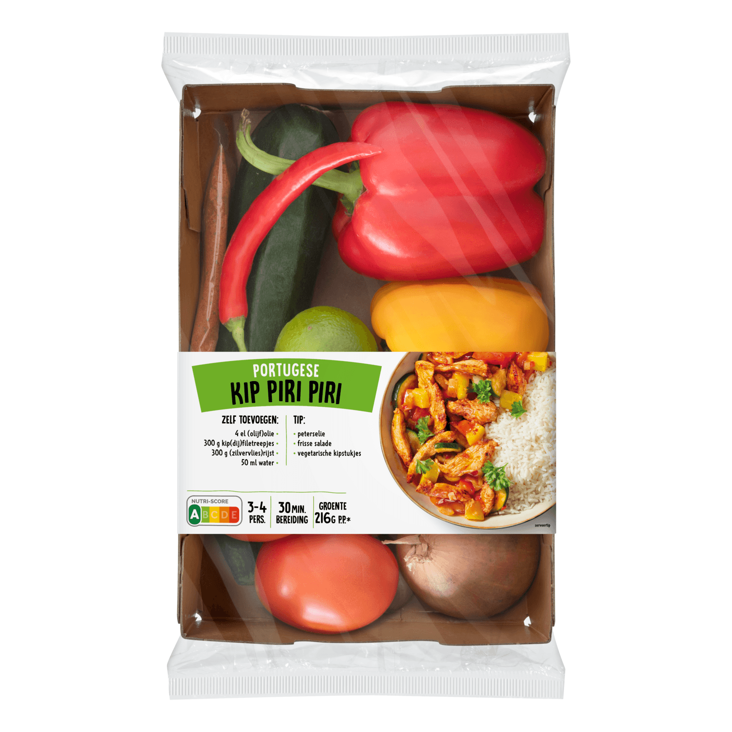 Verspakket kip piri piri