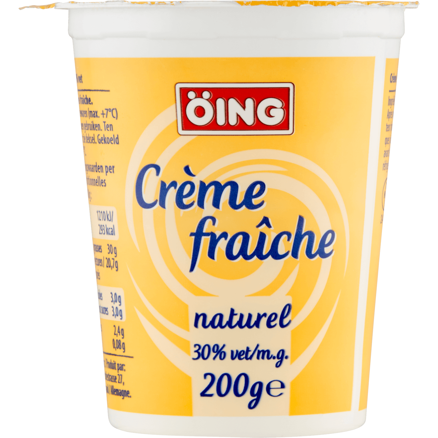 �Ing Creme fraiche 30% vet