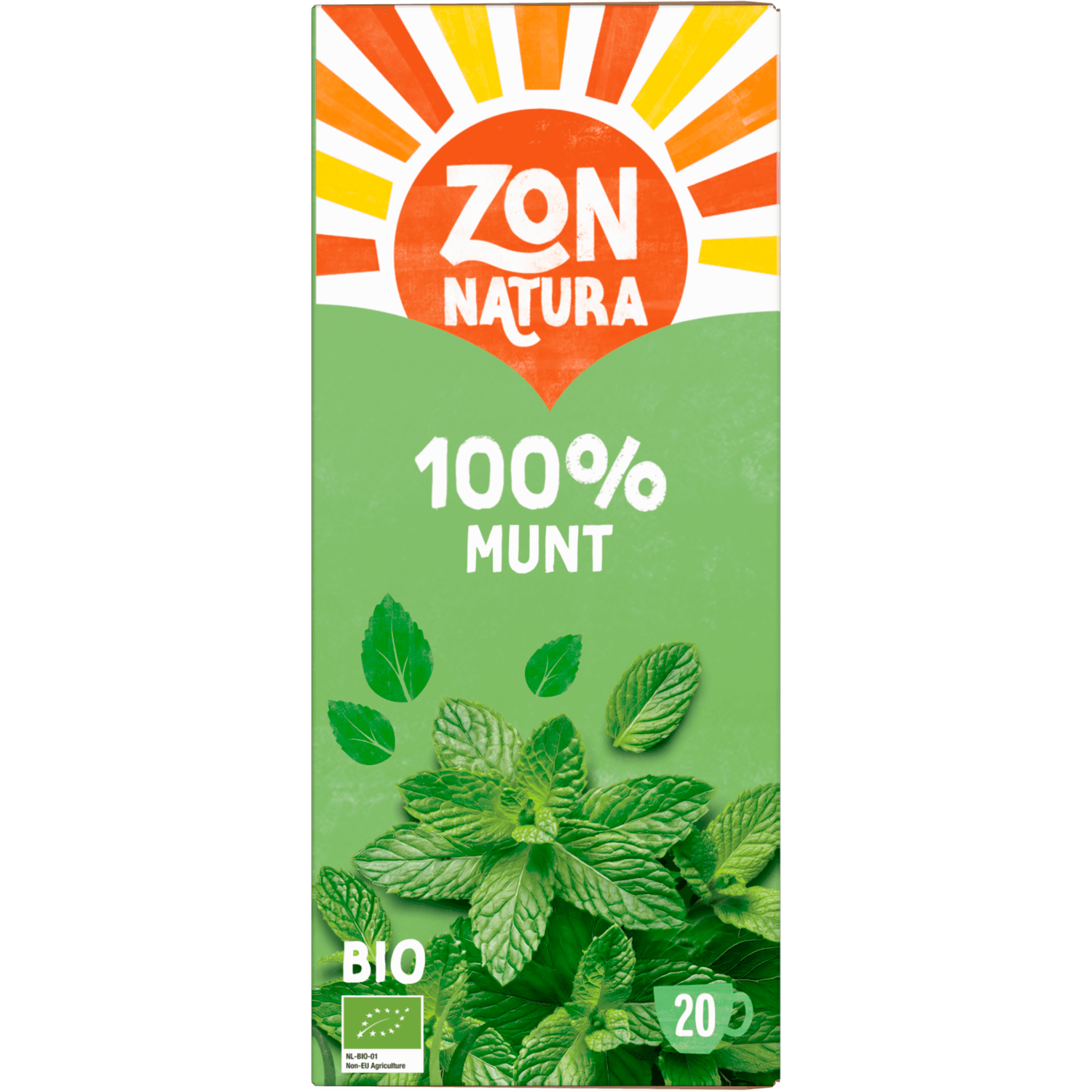 Zonnatura Biologische kruidenthee munt