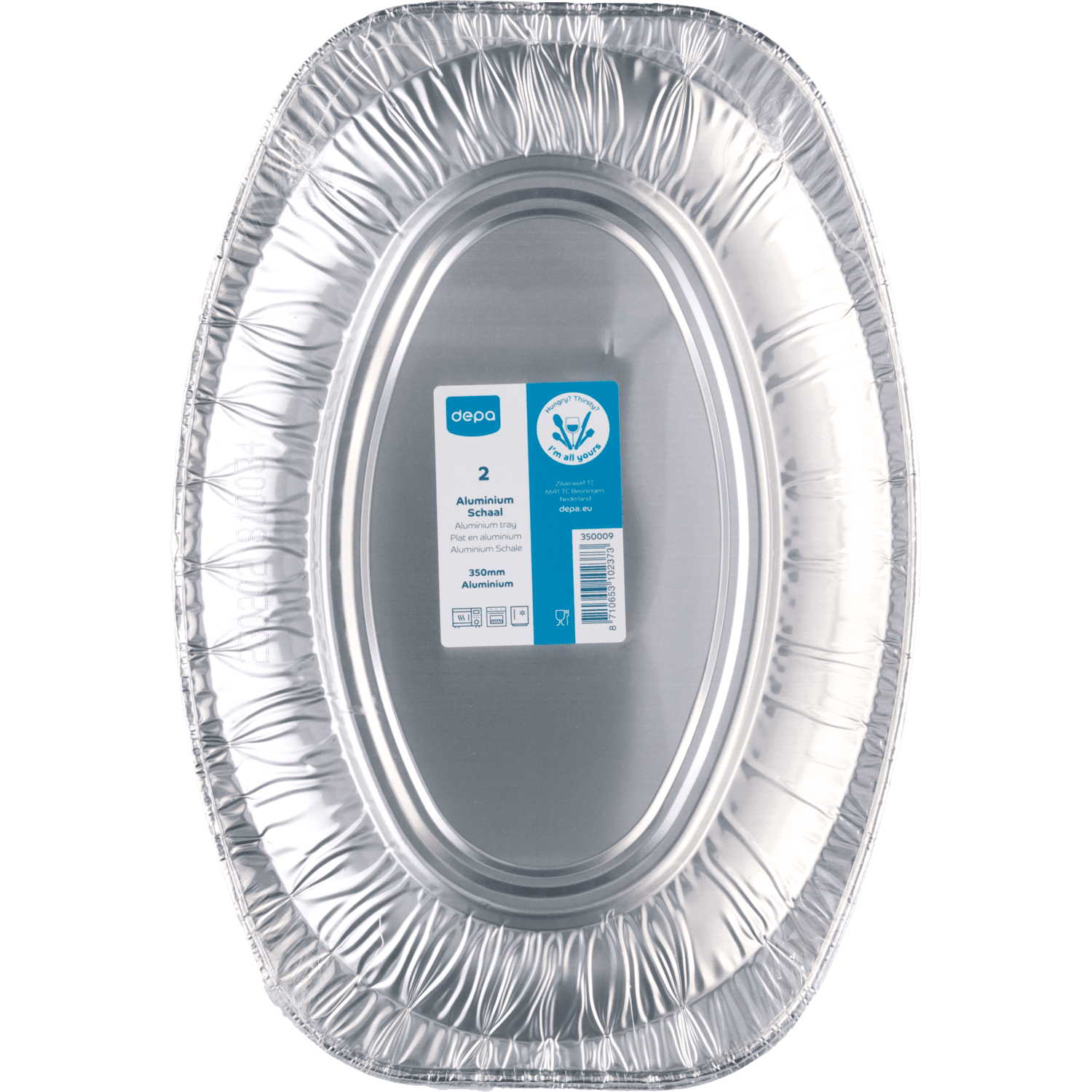 Depa Serveerschaal ovaal 34x23 cm