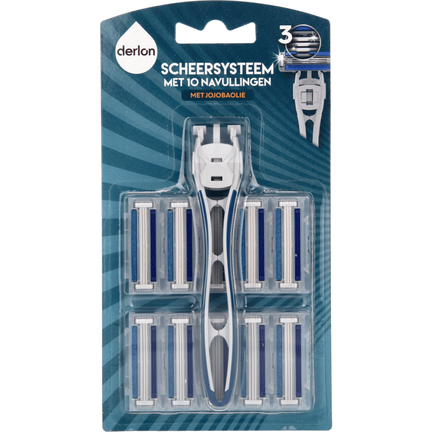 Derlon Scheermesjes 3-voudig
