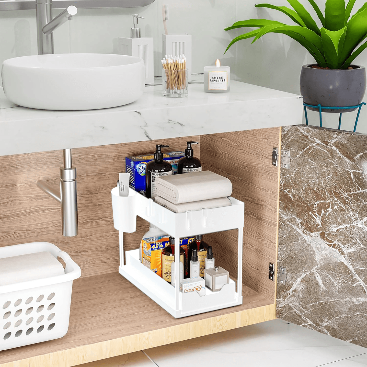 Nexxt Opbergrek gootsteen wit