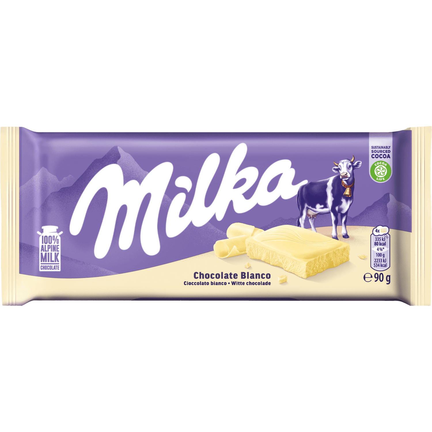 Milka Chocoladereep wit