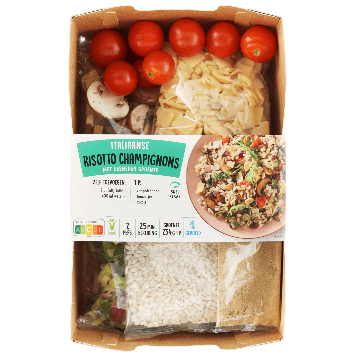 Verspakket risotto champignon 2 porties