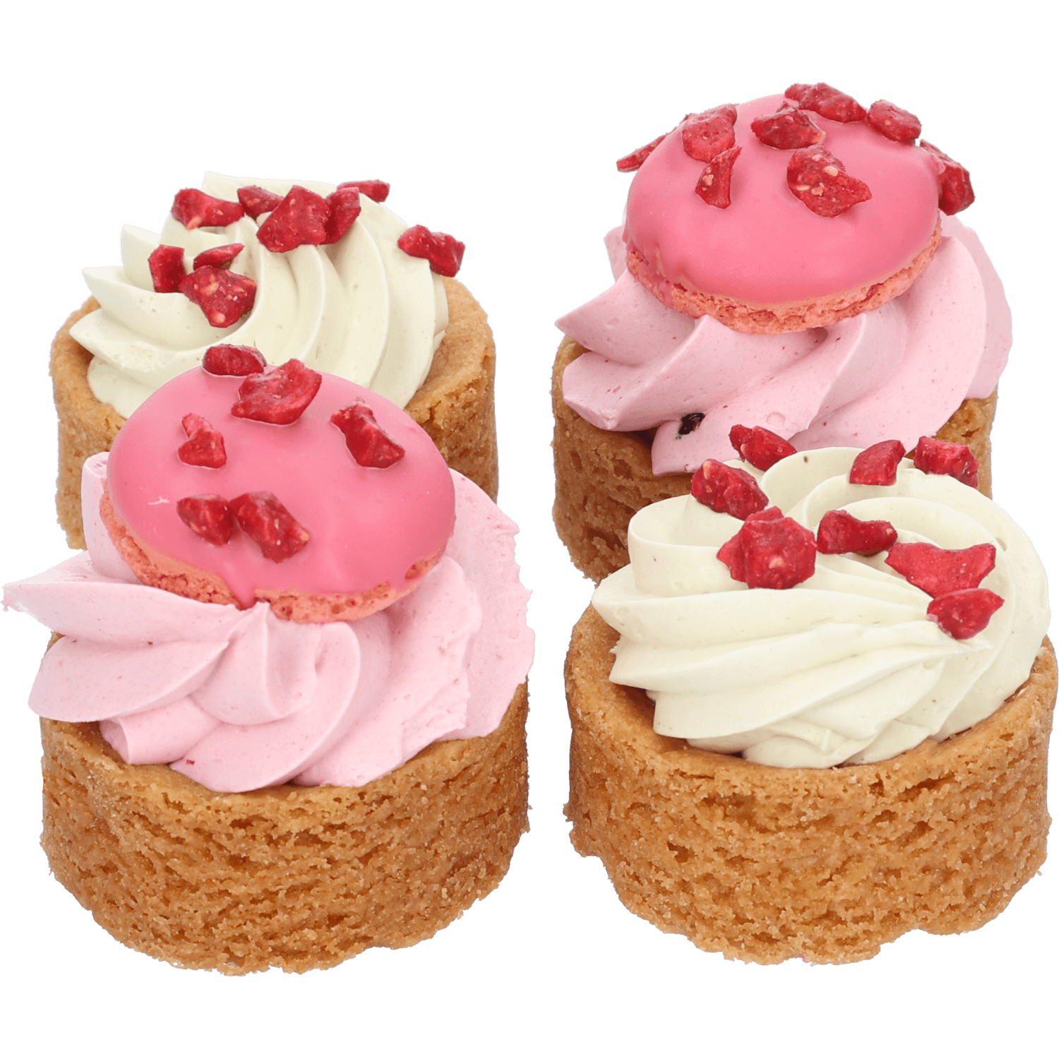 Framboos pistache slofjes