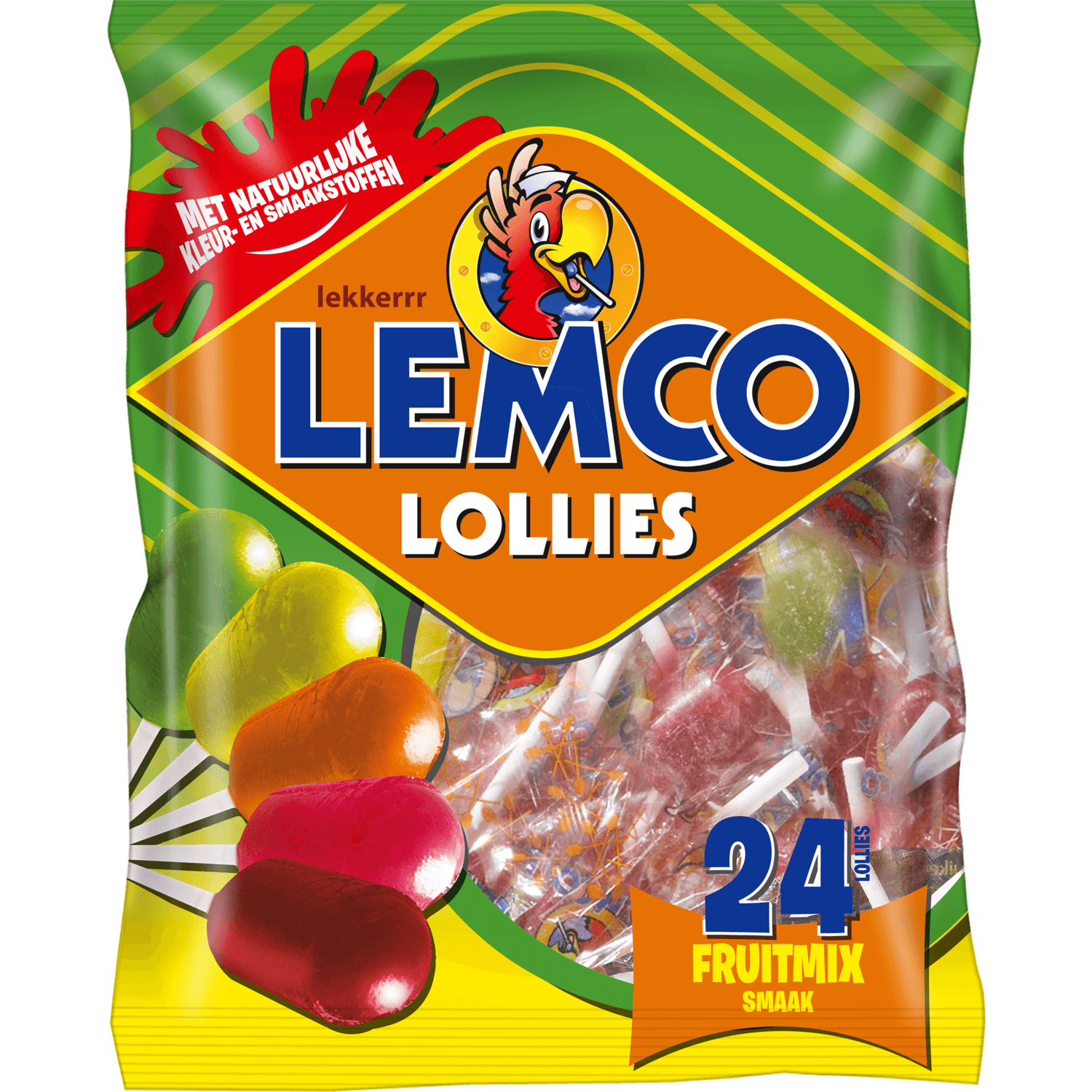 Lemco Fruit lollies 24 stuks