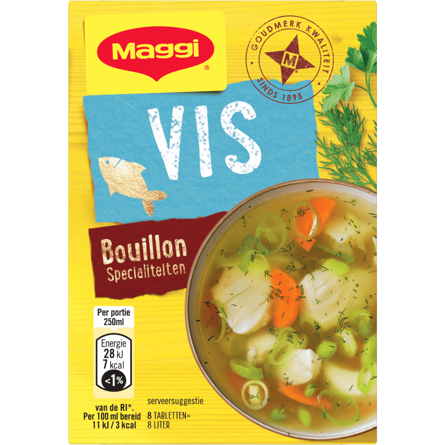 Maggi Bouillonblokjes vis 8 stuks