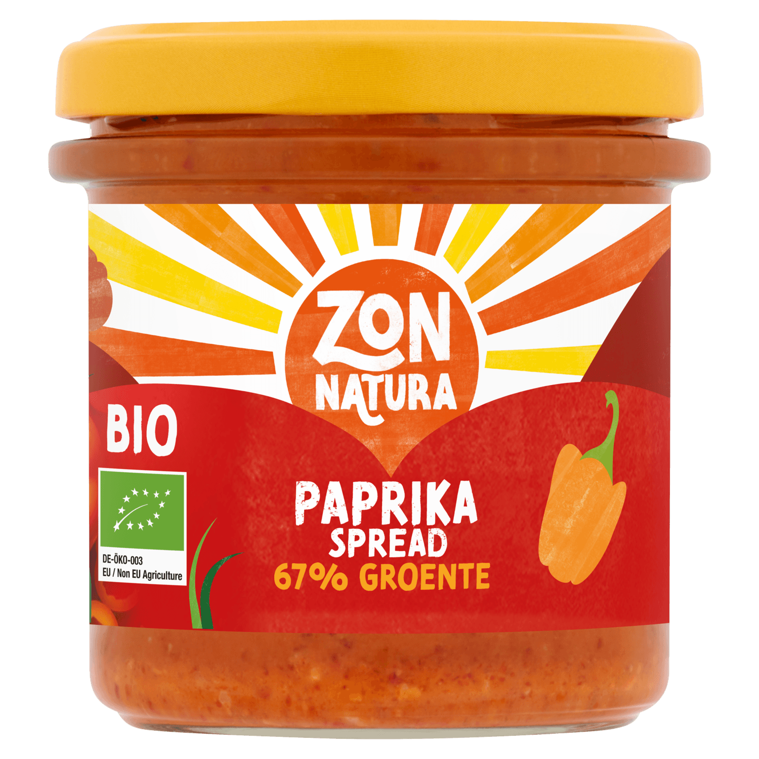 Zonnatura Groentespread paprika