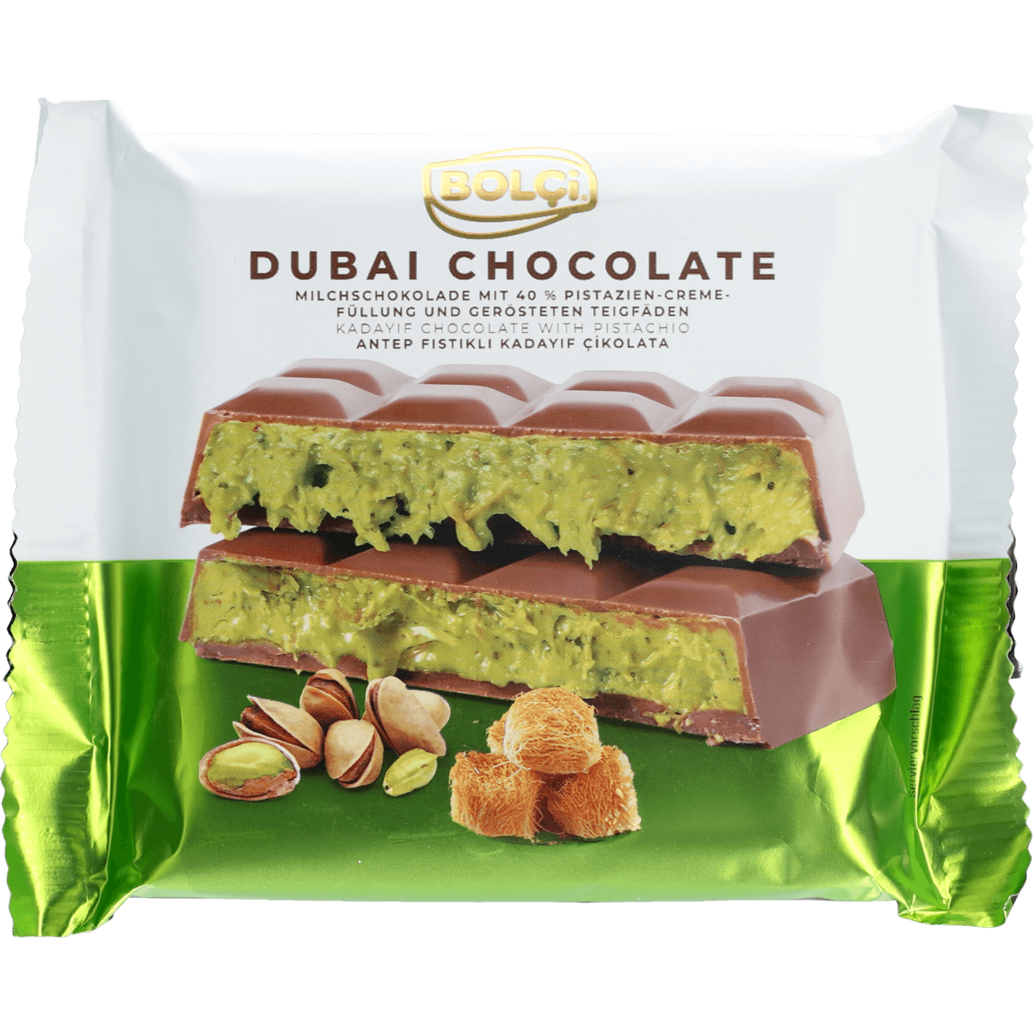 Bolci Dubai chocoladereep pistachio kadayif