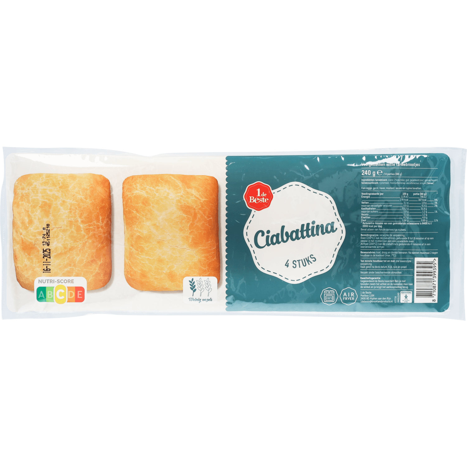 1 De Beste Ciabattinas 4 st.