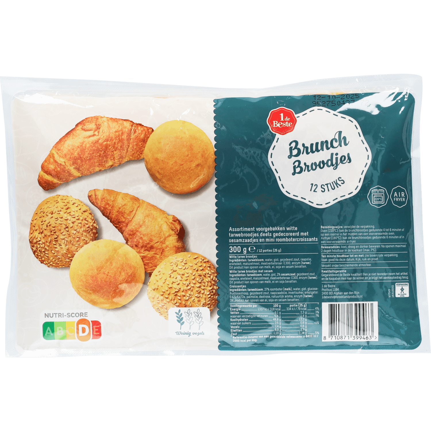 1 De Beste Brunchbroodjes 12 st.