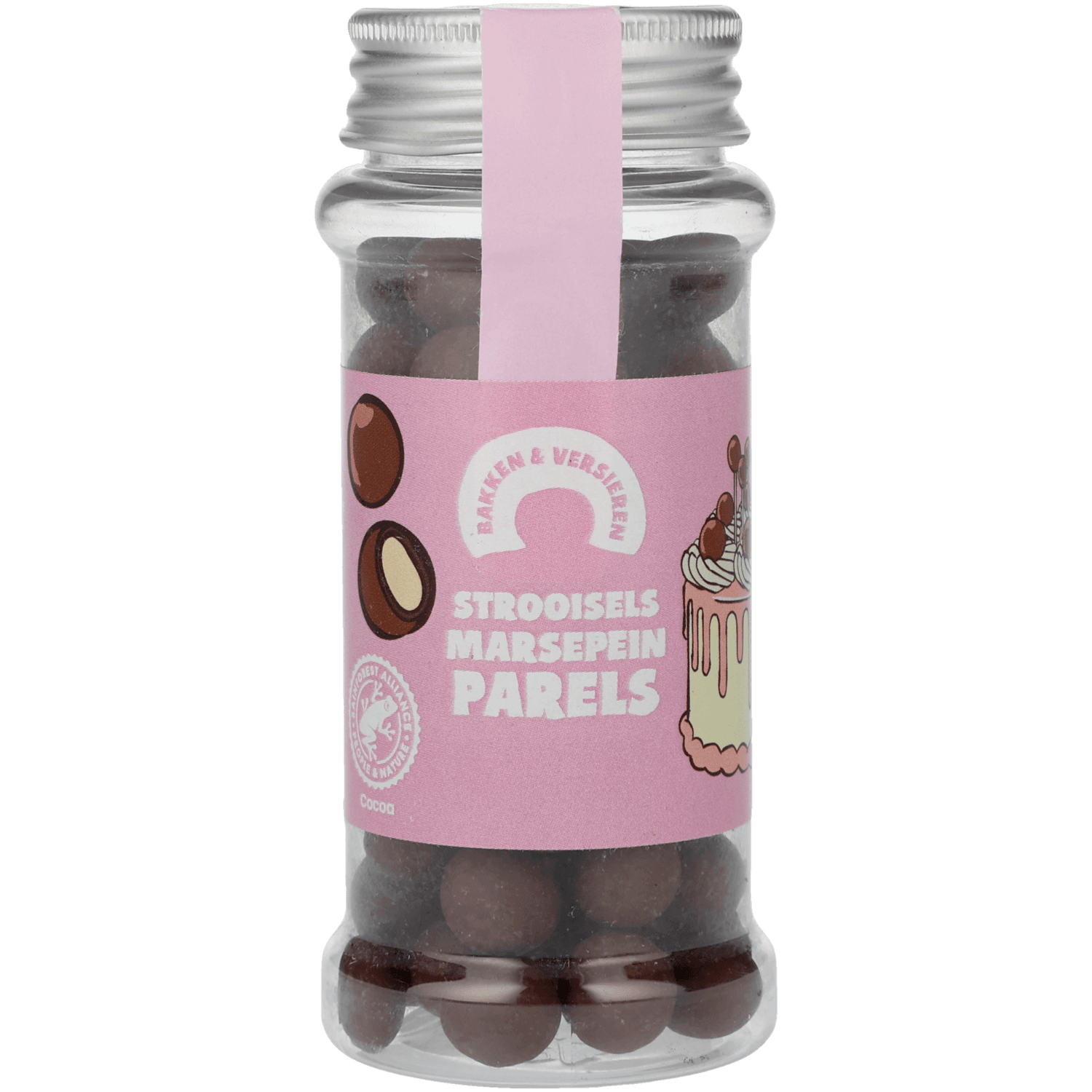 Bakken & Versieren Marsepein parels melk chocolade