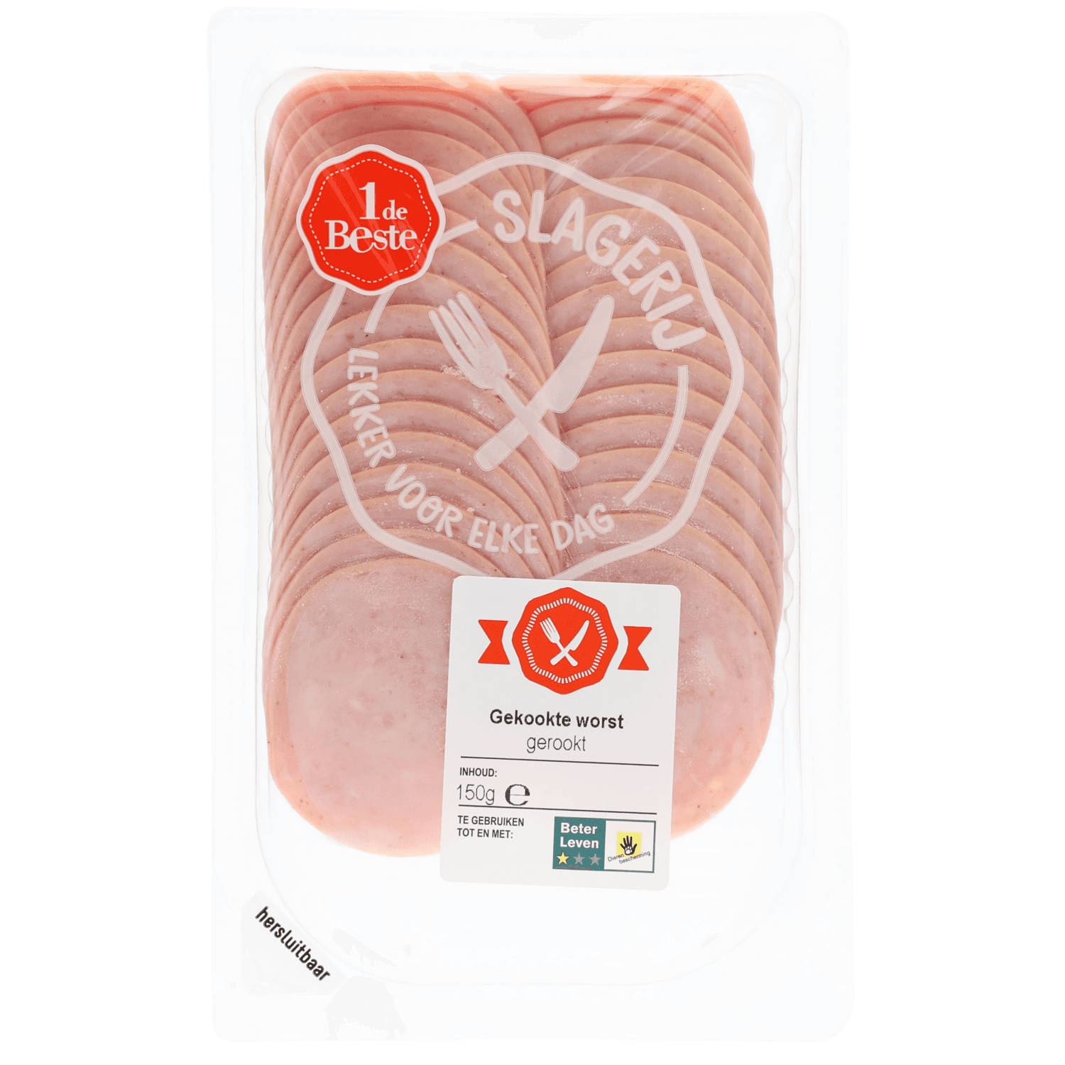 1 De Beste gekookte worst gerookt