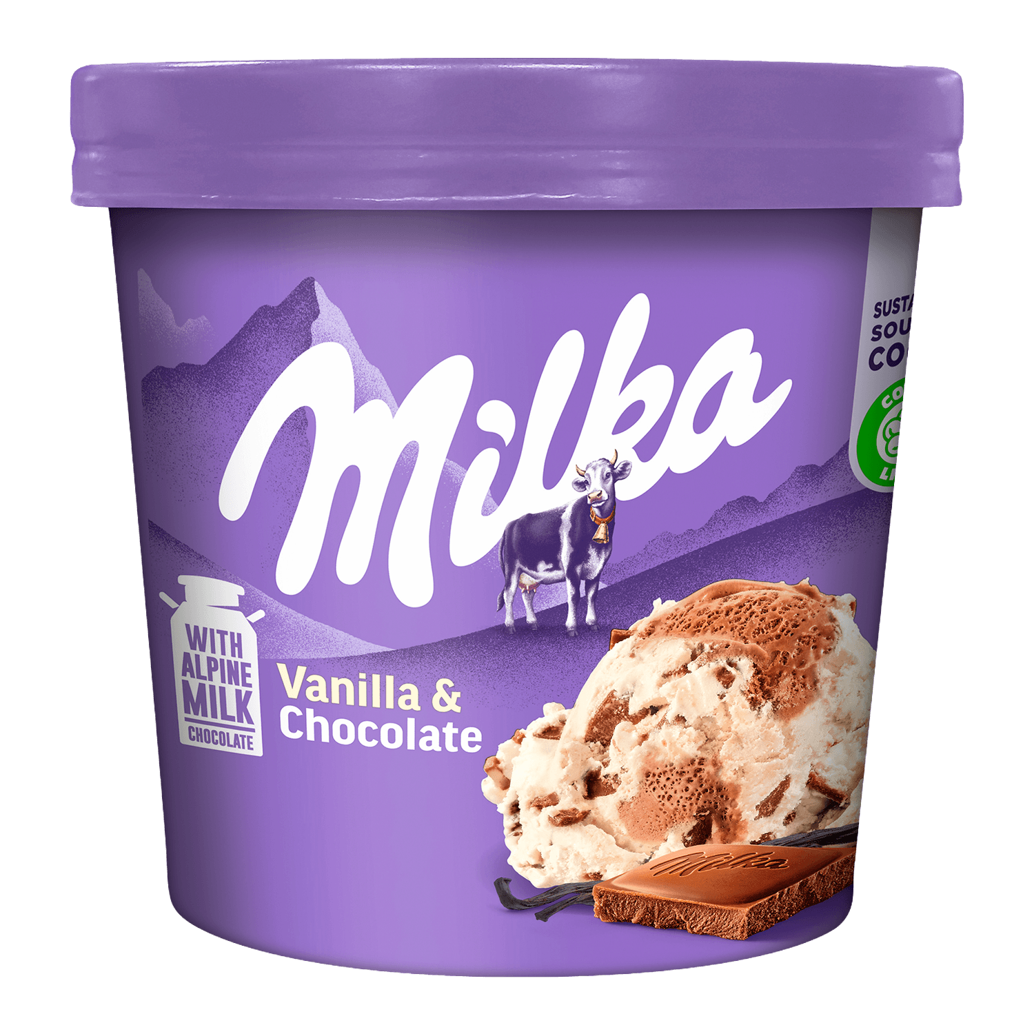 Milka Vanille chocolade pint