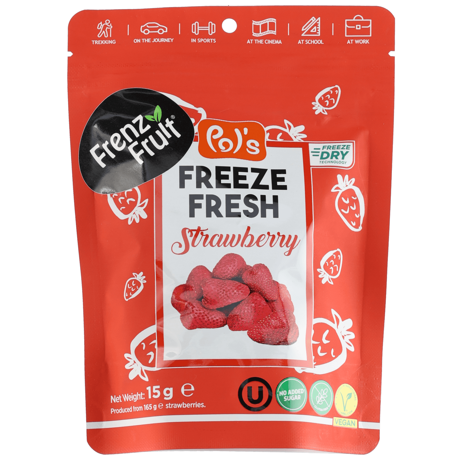 Frenzy Fruit Gevriesdroogde aardbei