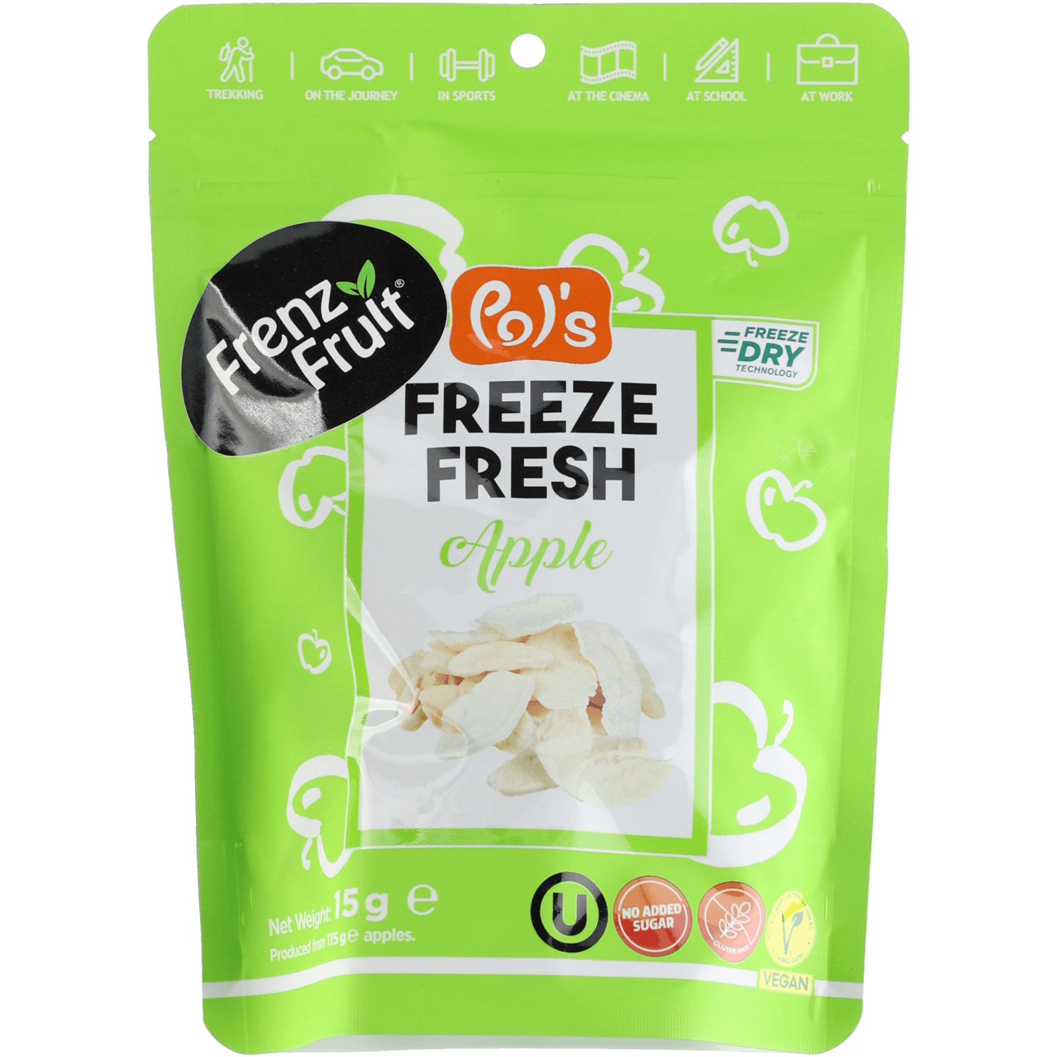 Frenzy Fruit Gevriesdroogde appel