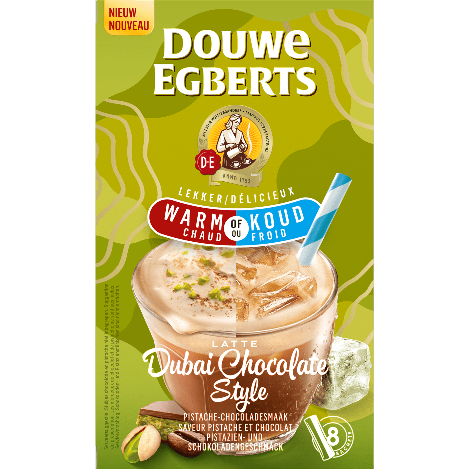 Douwe Egberts Dubai style warm koud 8 st.
