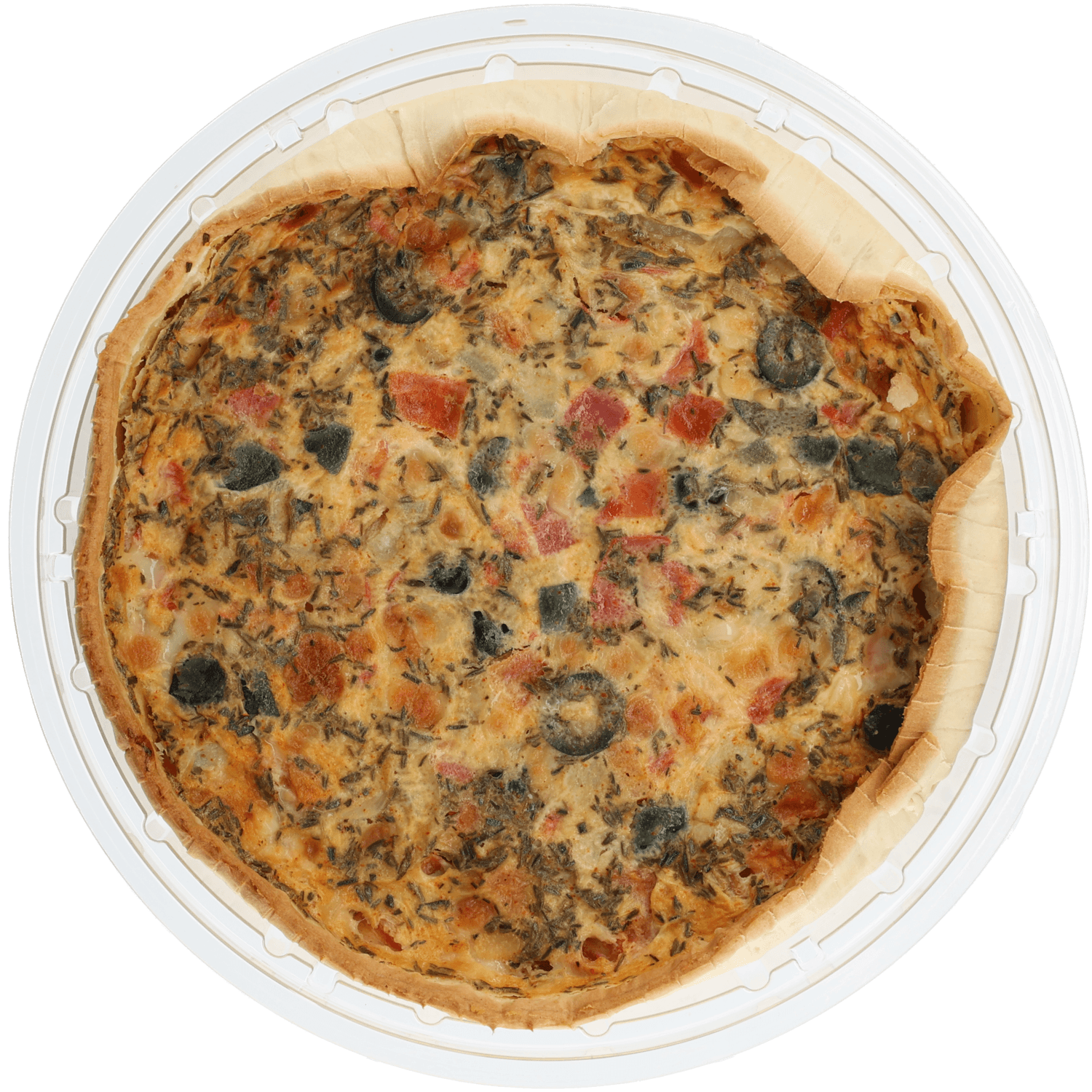 Coquerie Quiche mediterrane groente