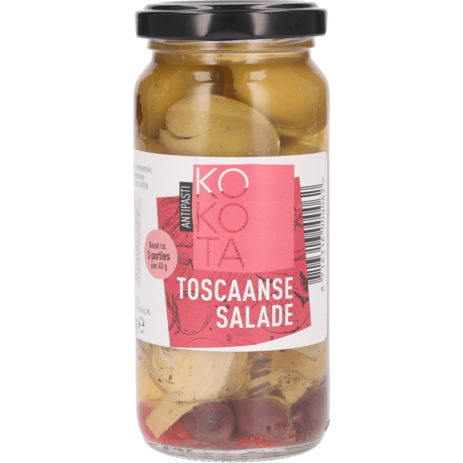 Kokota Toscaanse mix met artisjok en olijf