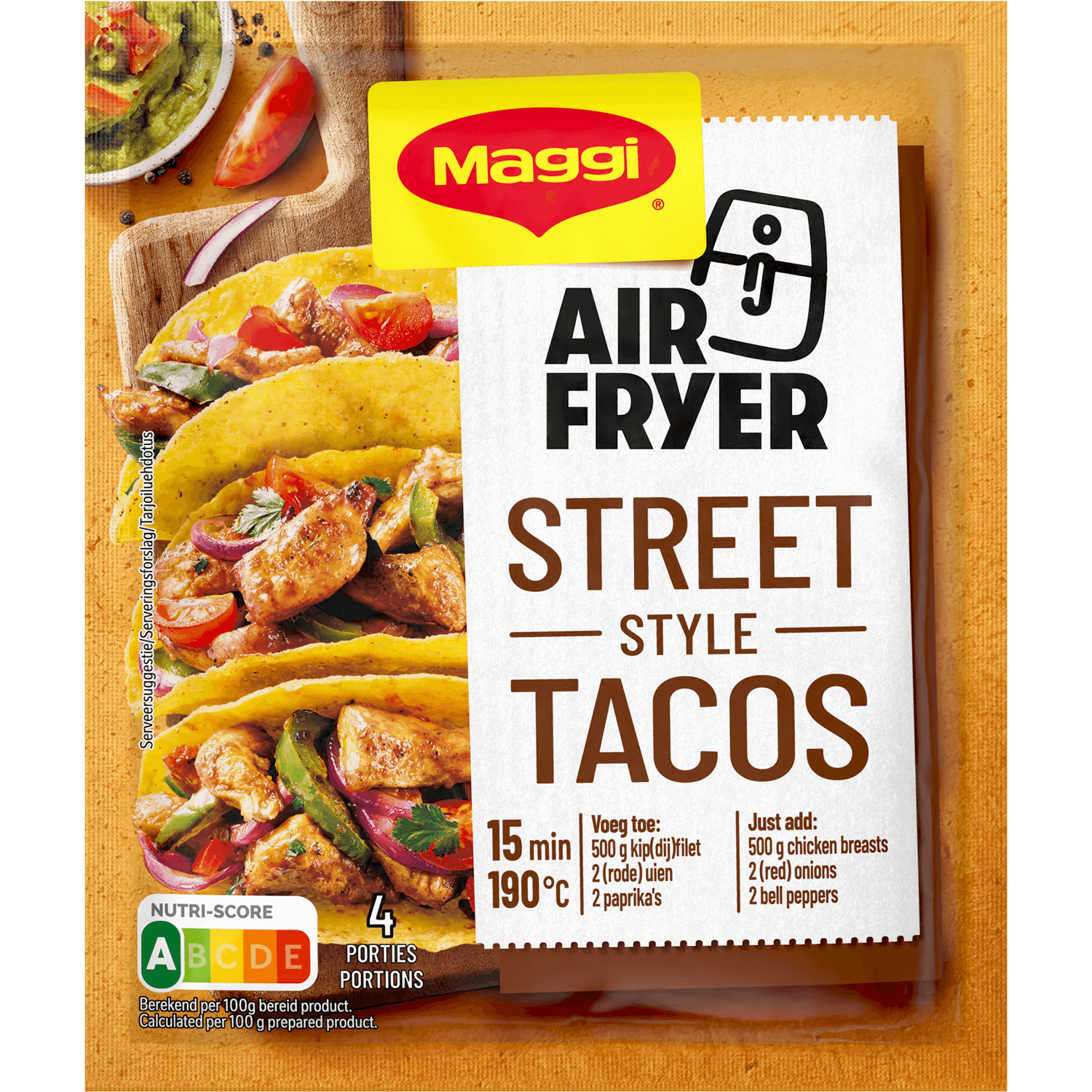 Maggi Kruidenmix airfryer street taco