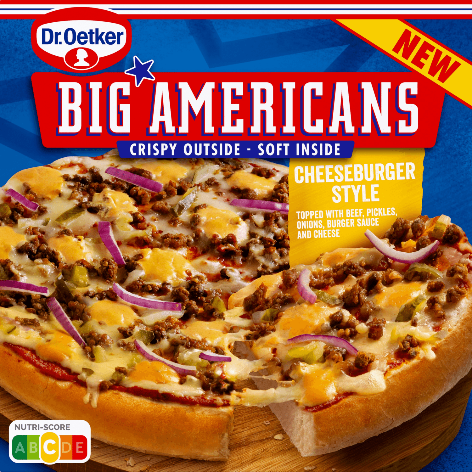 Dr. Oetker Pizza big americans cheese burger