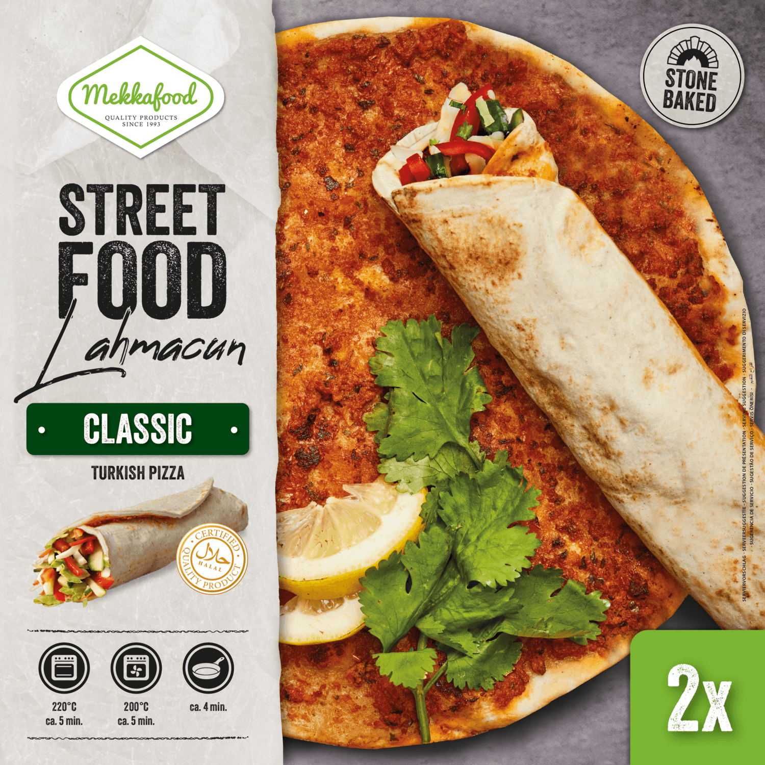 Mekkafood Lahmacun turkse pizza 2 st.
