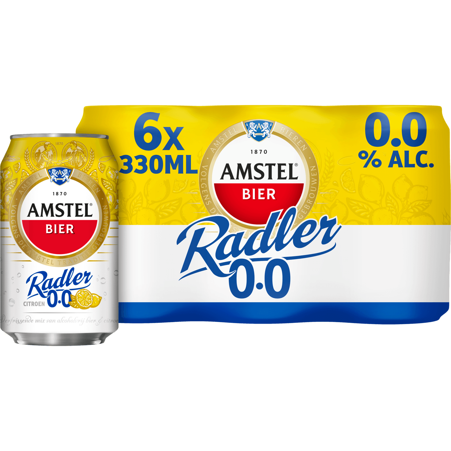Amstel Radler alcoholvrij citroen 6x33 cl