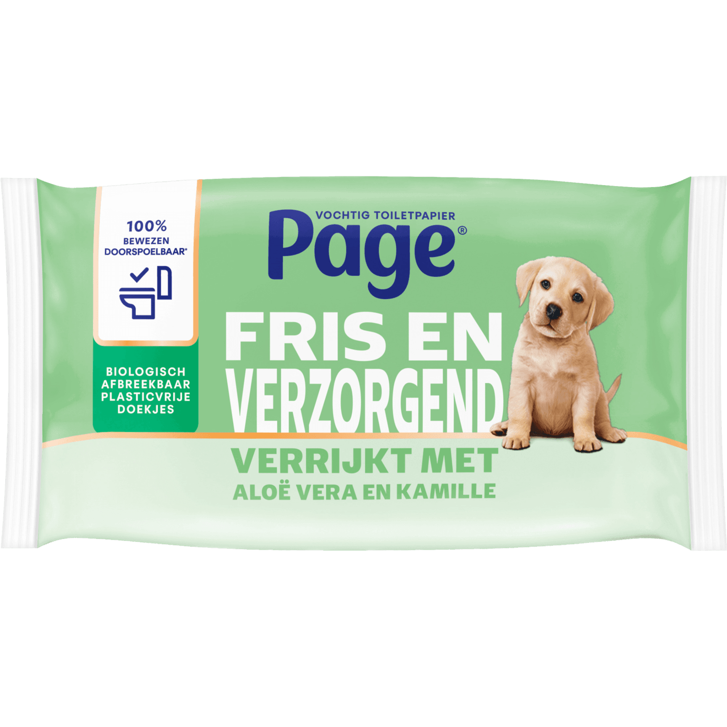 Page Vochtig toiletpapier aloe vera