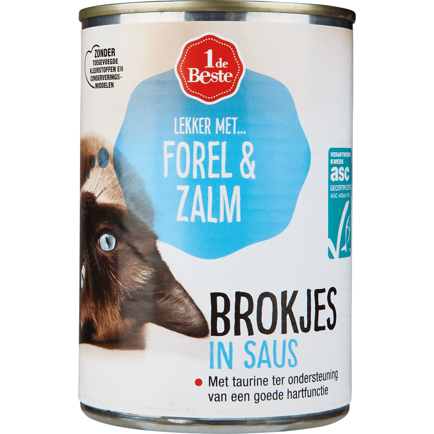 1 De Beste Kattenvoer forel-zalm in saus