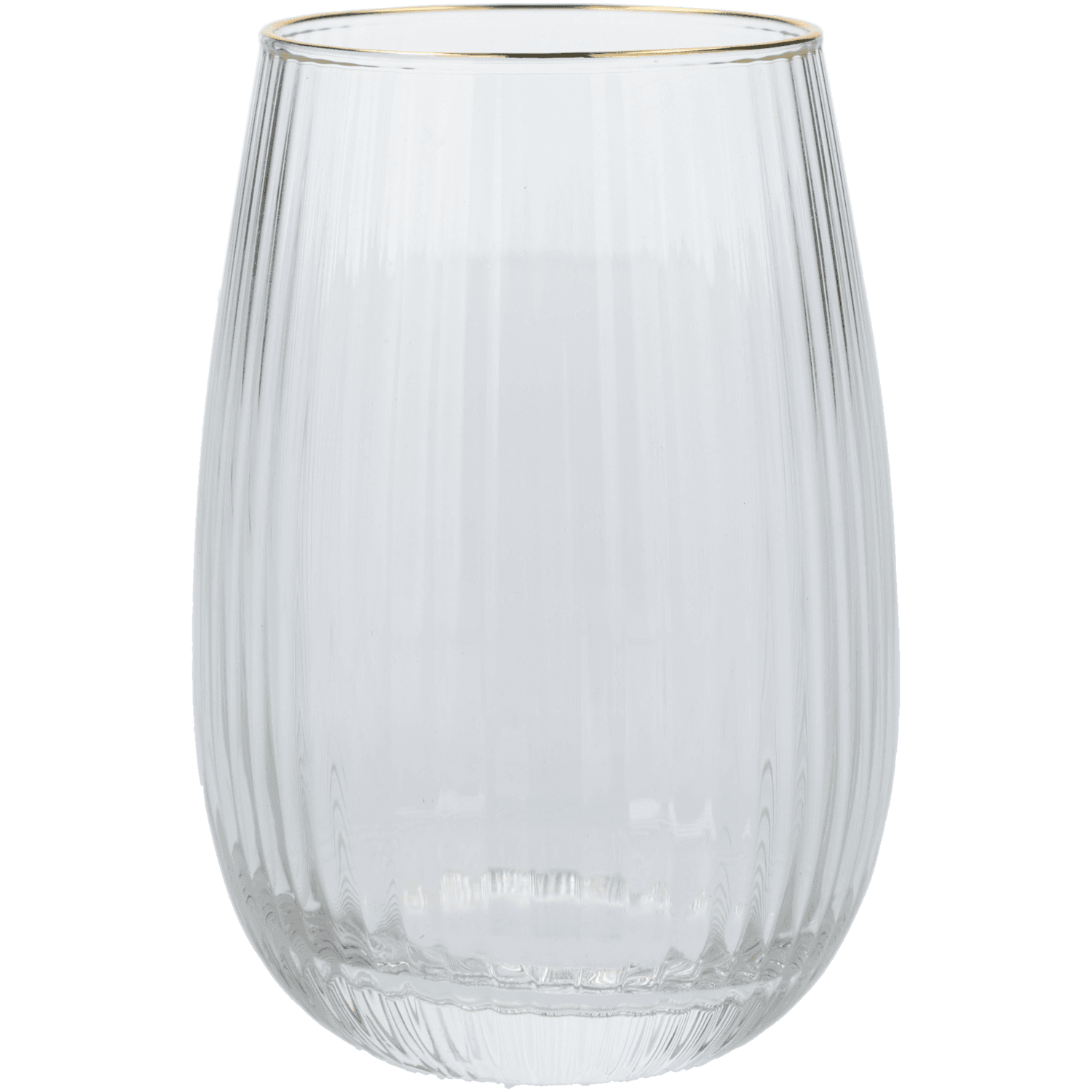 Glas met gouden rand 400 ml