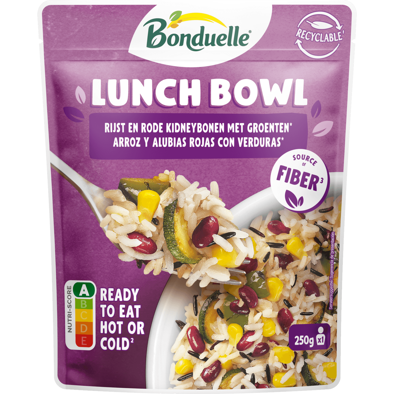 Bonduelle Lunch bowl kidneybonen mais groente
