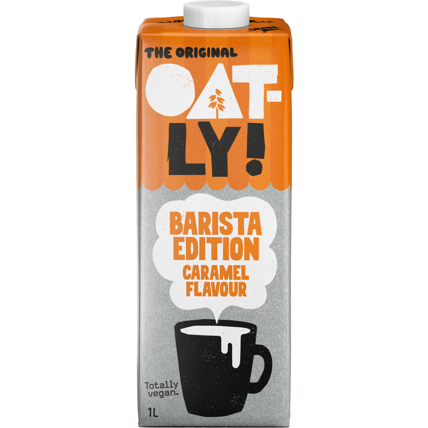 Oatly Haver barista caramel flavour