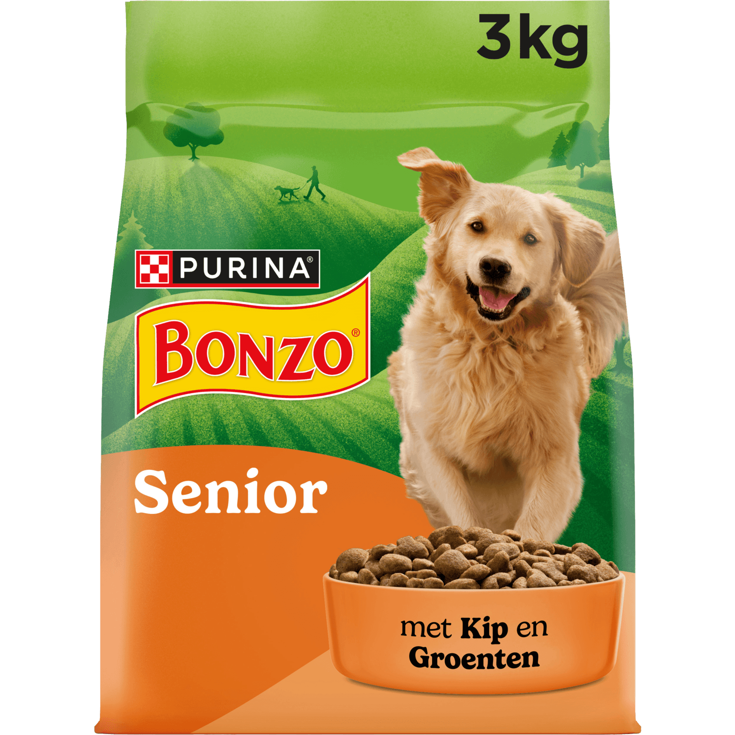 Bonzo Hondenvoer senior kip-groenten