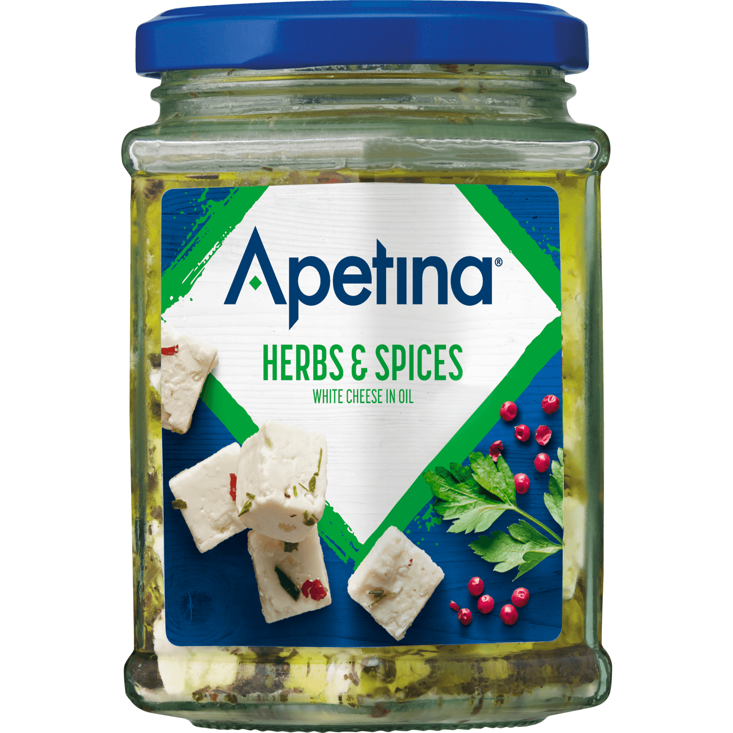 Apetina Classic 45+ kaasblokjes in olie