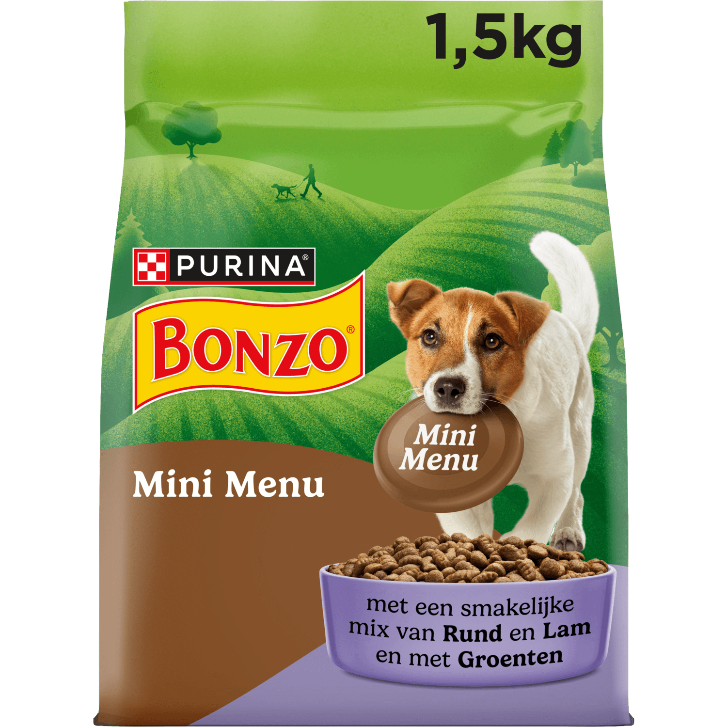 Bonzo Hondenvoer rund en lam mini menu