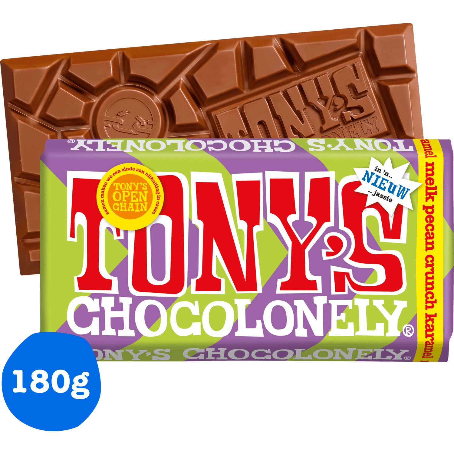 Tony's Chocolonely Chocolonely melk pecan crunch karamel