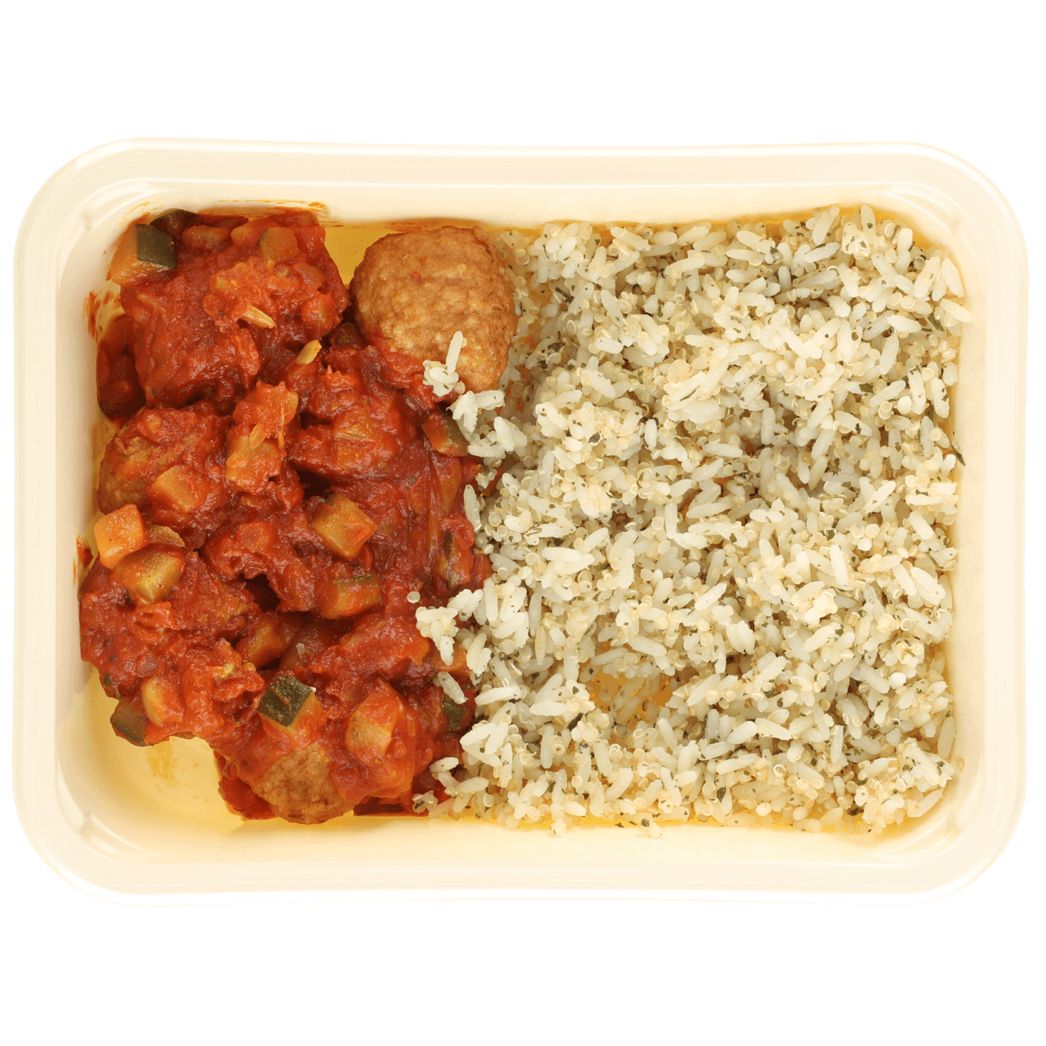 Mealmasters Kofte in tomatensaus met rijst