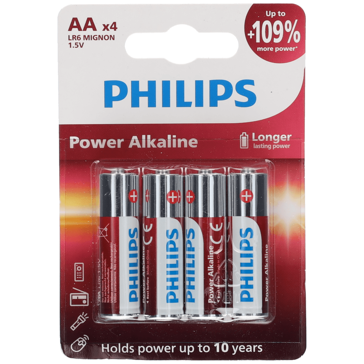 Philips Power alkaline batterijen AA