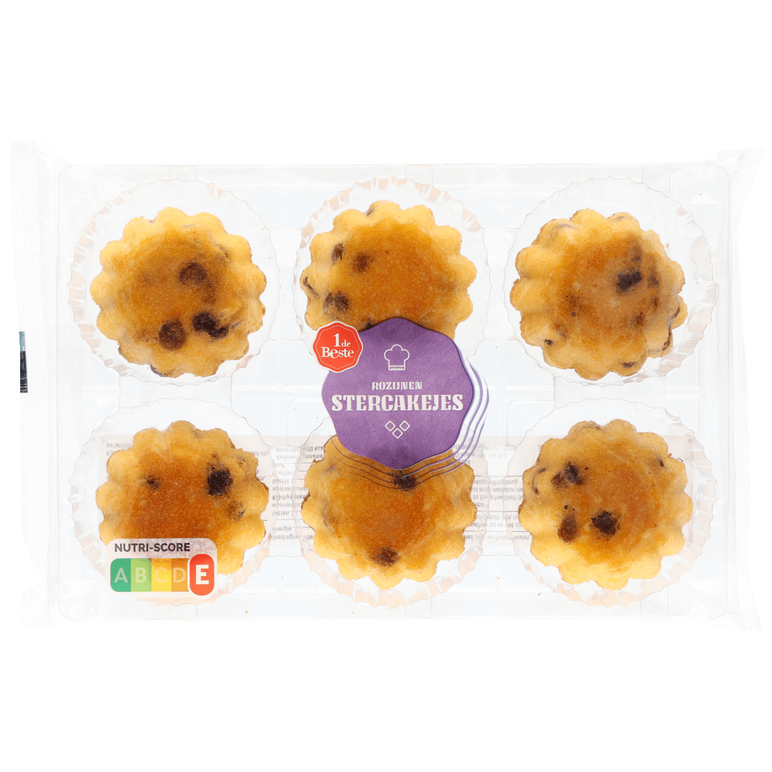 1 De Beste Stercakejes rozijnen 6 stuks