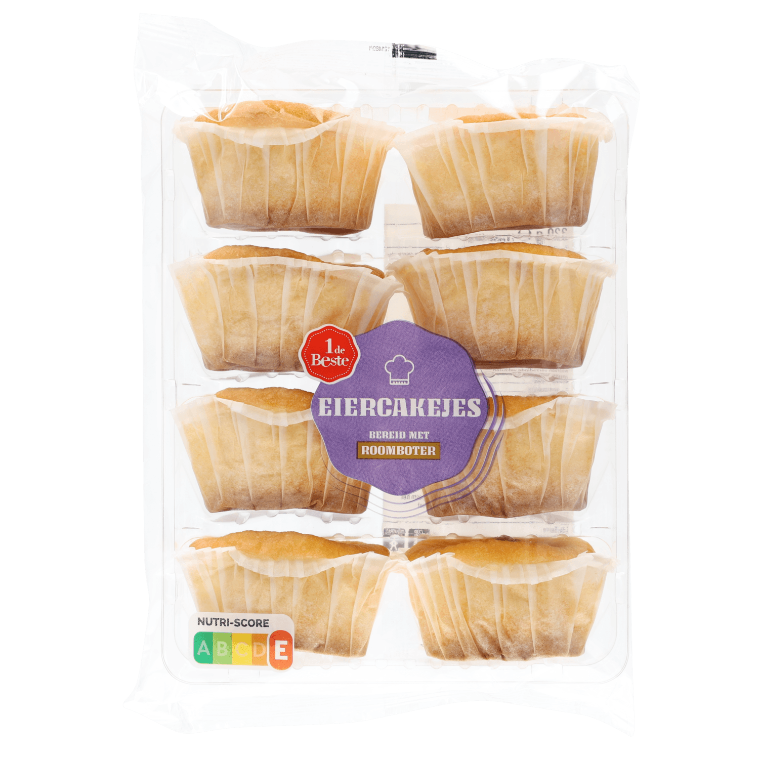 1 De Beste Eiercakejes Roomboter 8 st.