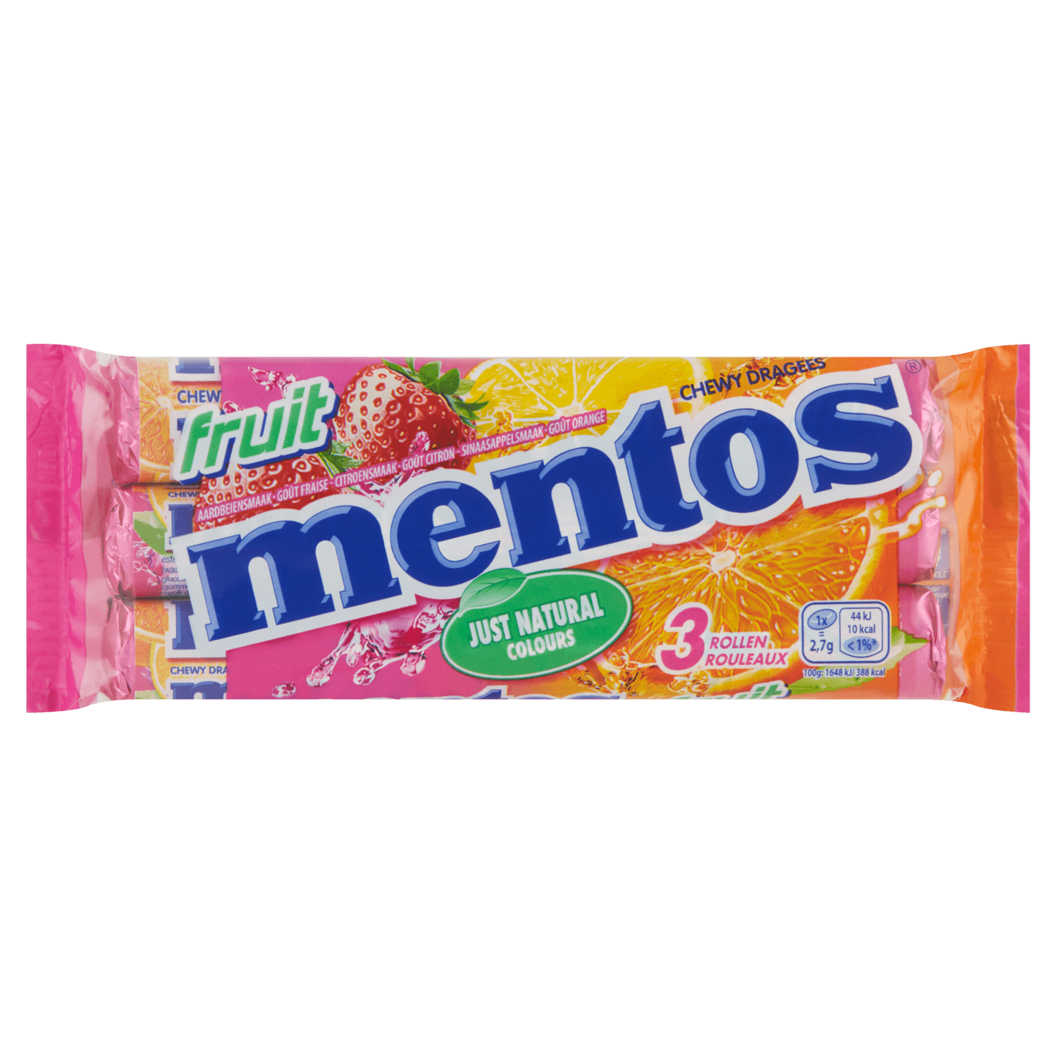 Mentos Fruit 3 stuks