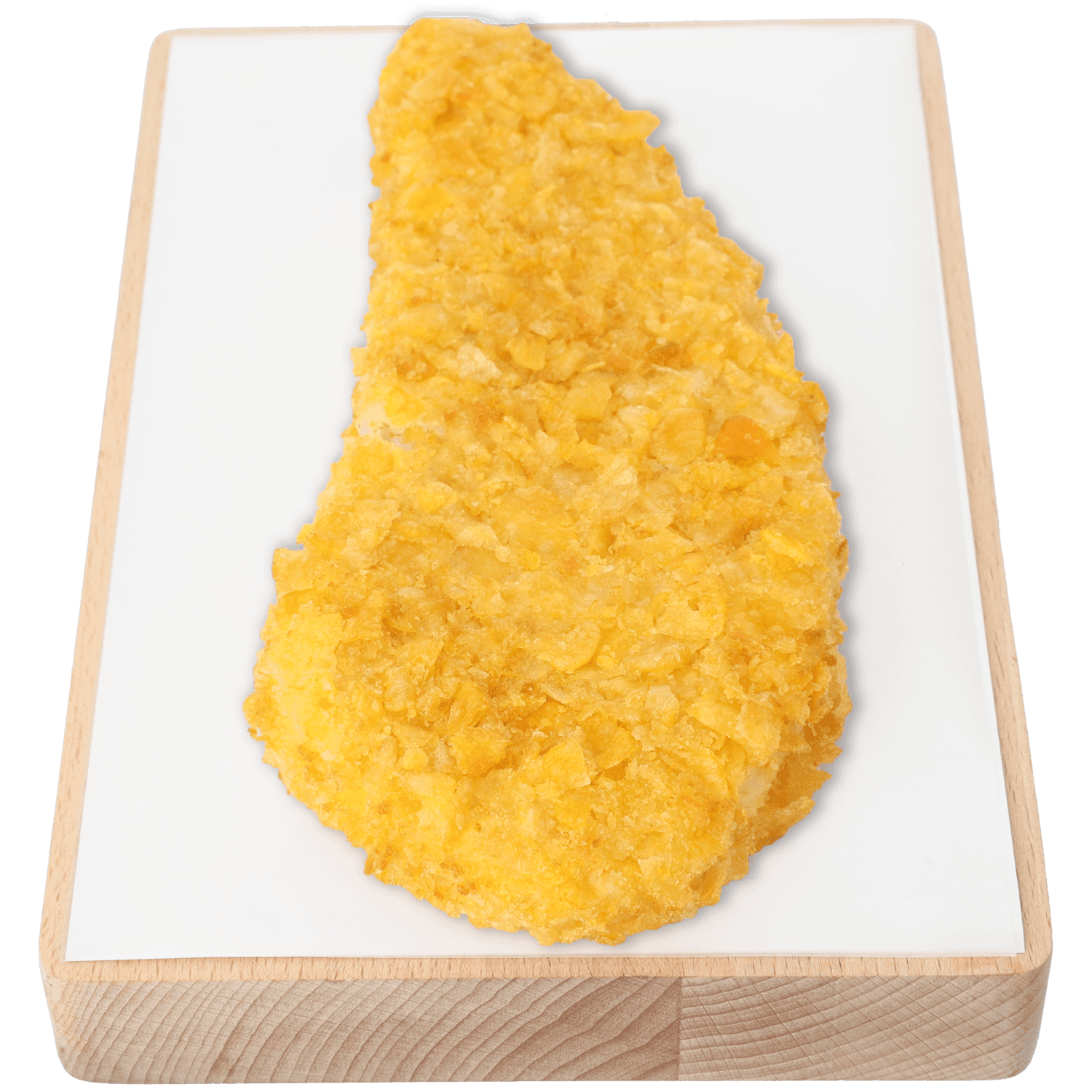 Visschnitzel krokant