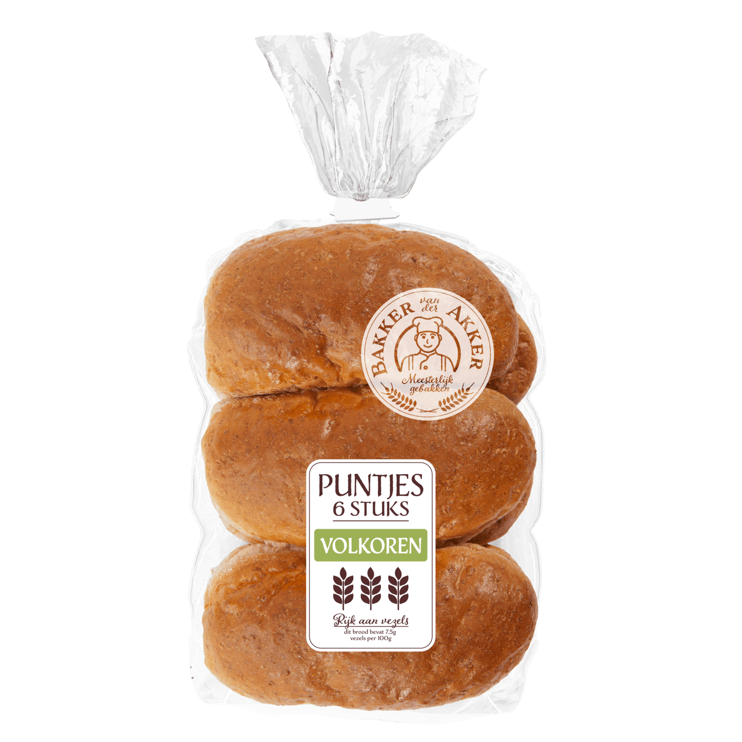Bakker van der Akker Volkoren puntjes