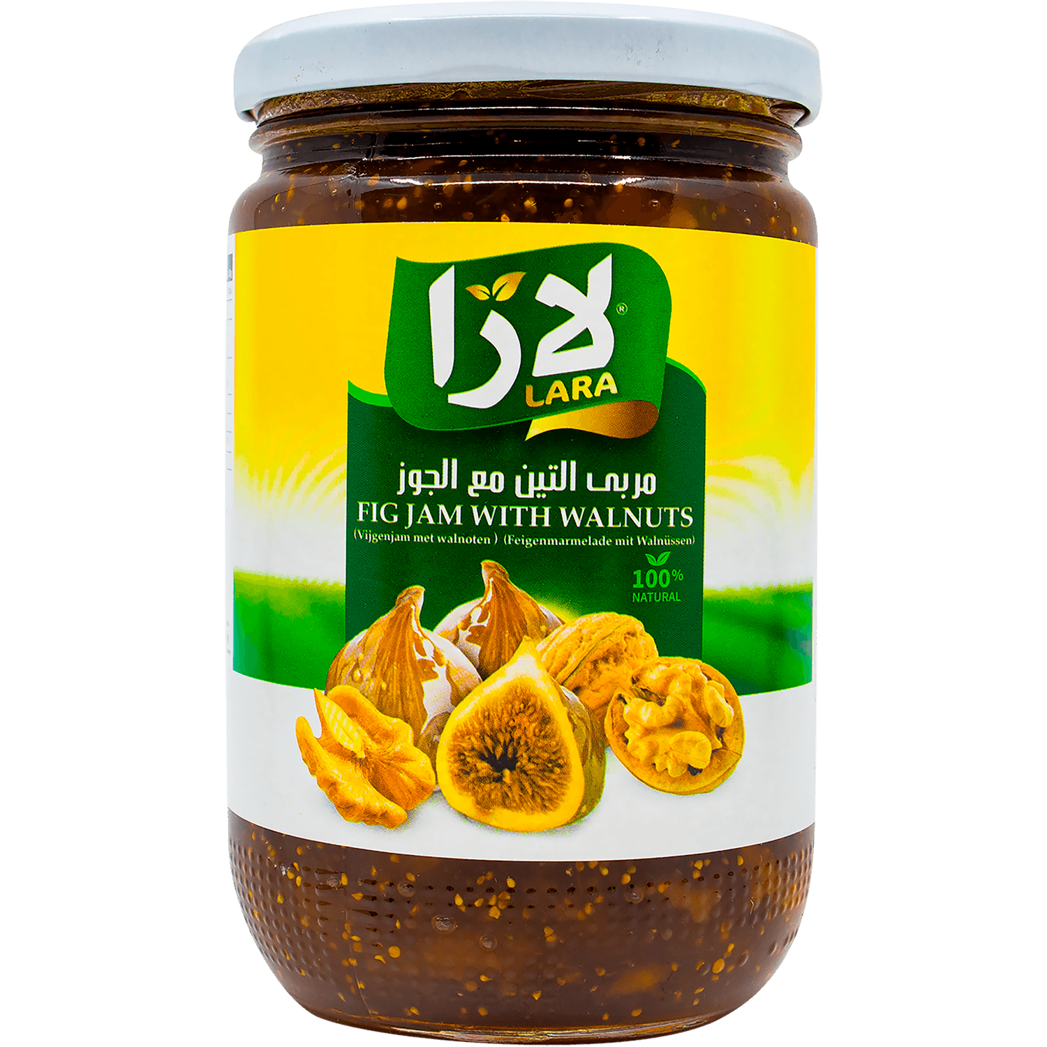 Lara Vijgenjam met walnoot