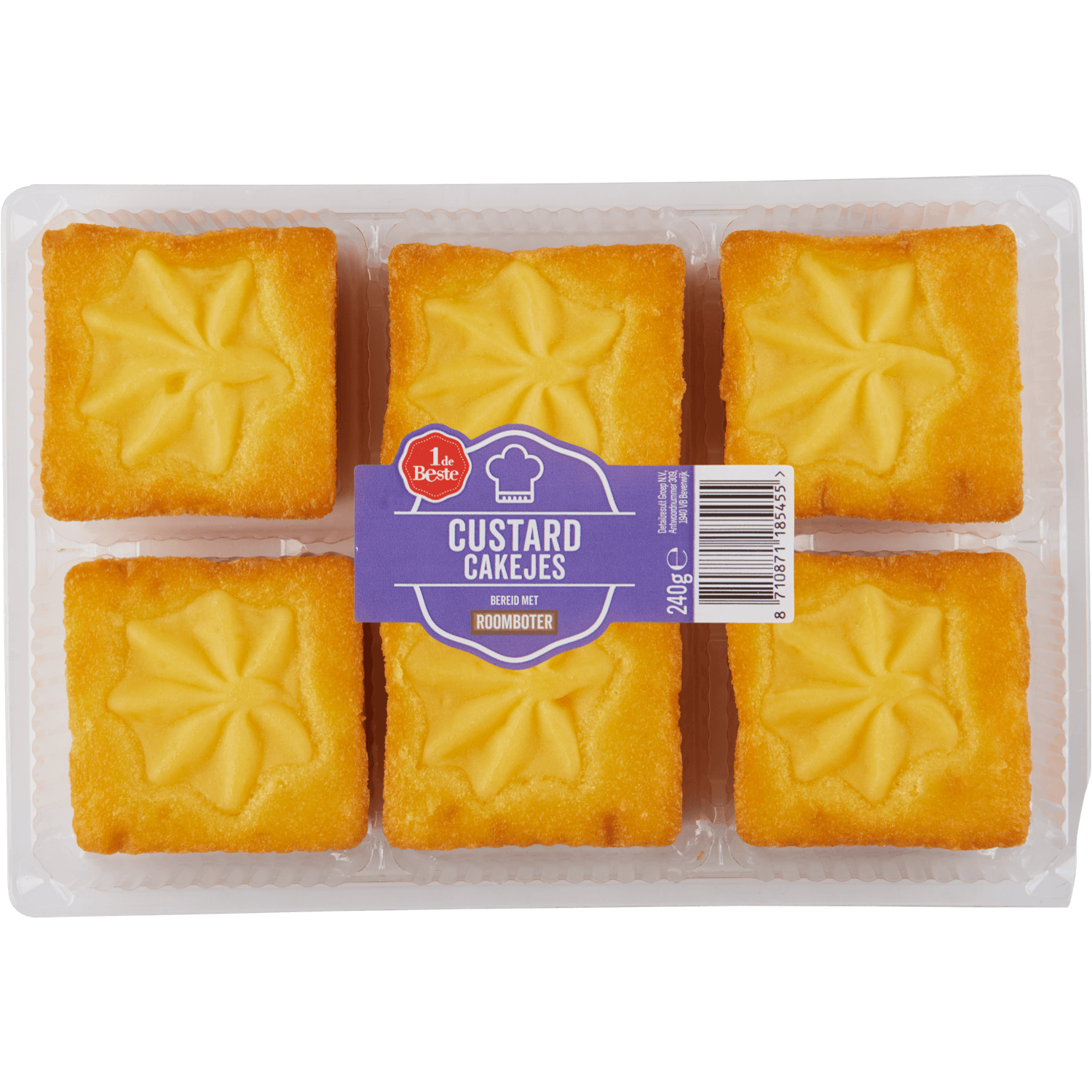 1 De Beste Custard cake roomboter